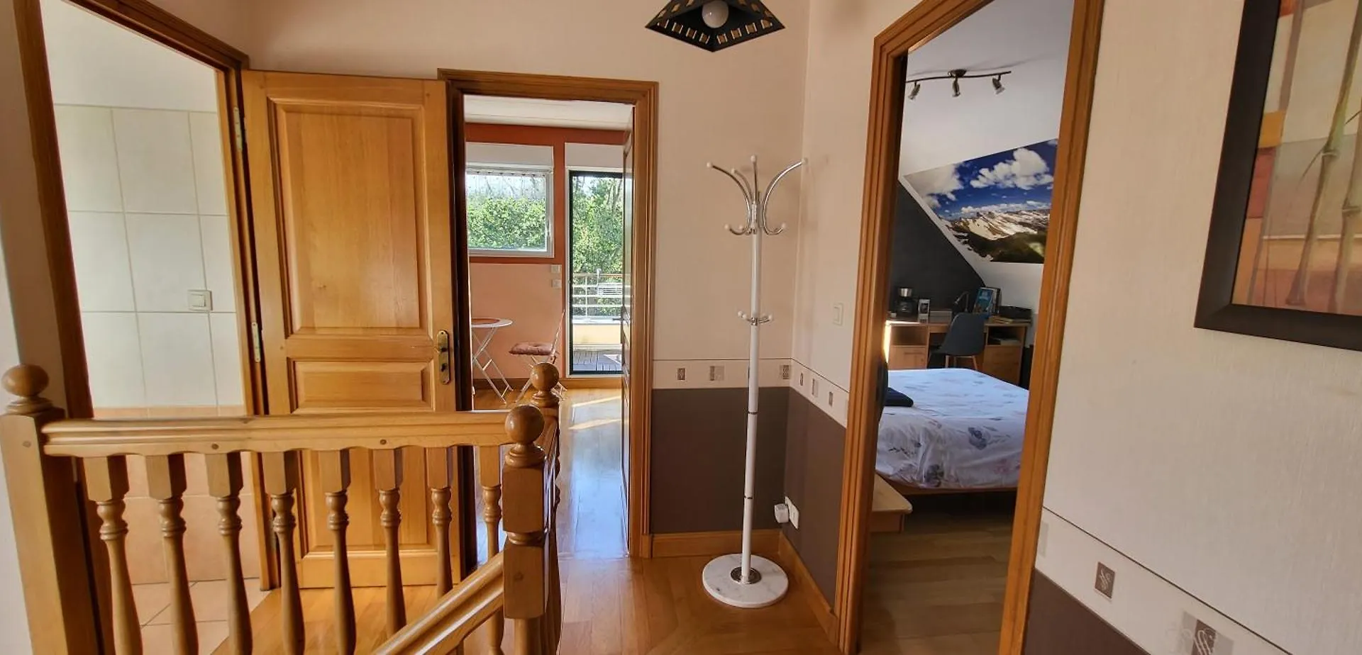 Deux chambres avec balcon et sdb privative Lannion Couette-café